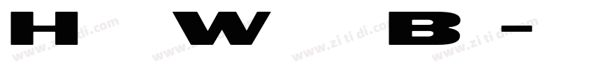 Hussar Woodtype Bold字体转换